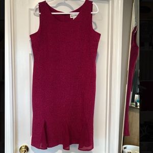 Danny and Nicole pink flounce dress